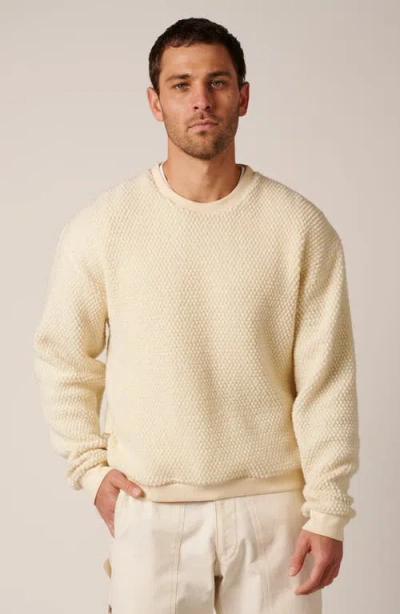 Leisure Lab Niseko Wool Crewneck In White