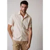 Leisure Lab Oaxaca Button Up In Anejo