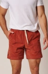 Leisure Lab Patch Pocket Corduroy Short In Brown