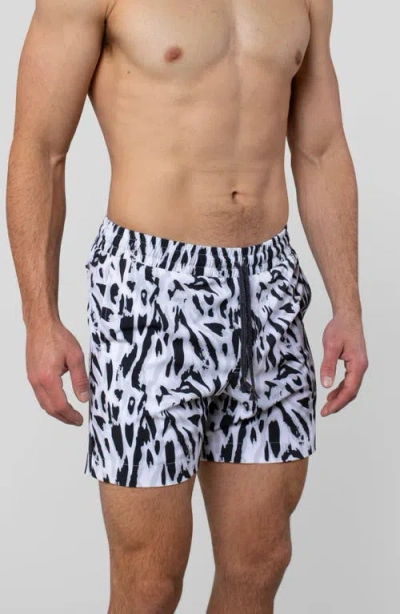 Leisure Lab Safari Swim Trunk In Black