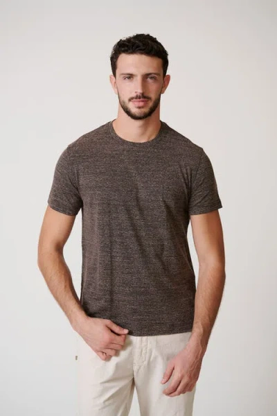 Leisure Lab Slub T-shirt In Animal Print