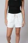 Leisure Lab Solana Relaxed Linen Short In White