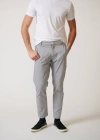 Leisure Lab Stretch Cotton Chino Pant In Gray