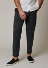 Leisure Lab Stretch Cotton Chino Pant In Gray