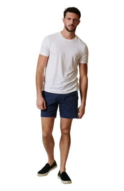 Leisure Lab Stretch Cotton Chino Shorts In Animal Print