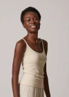 Leisure Lab Womens Tank Top In Cream