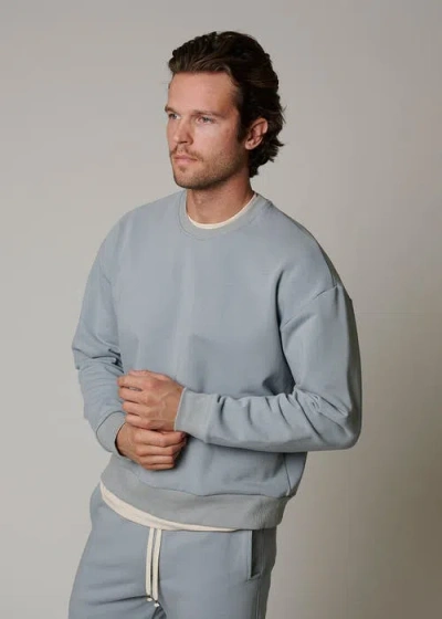Leisure Lab Zen Crewneck In Cloud
