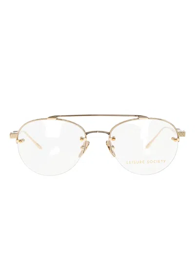 Leisure Society Avalon Textured Glasses In Gold