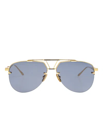 Leisure Society Bandini Pilot Sunglasses In Gold