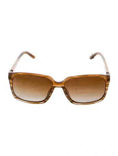 Pre-owned Leisure Society Brummell Square Sunglasses In Brown