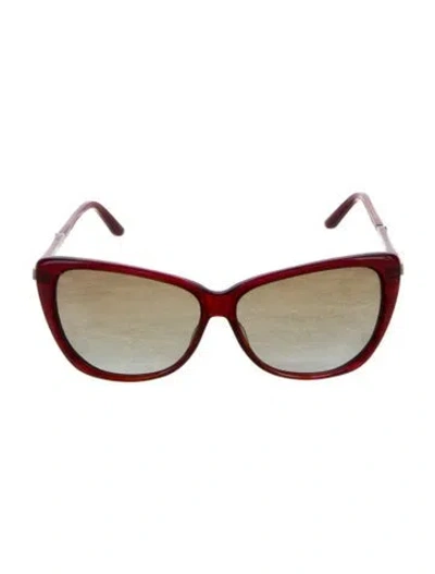 Pre-owned Leisure Society Cat-eye Gradient Sunglasses In Multi