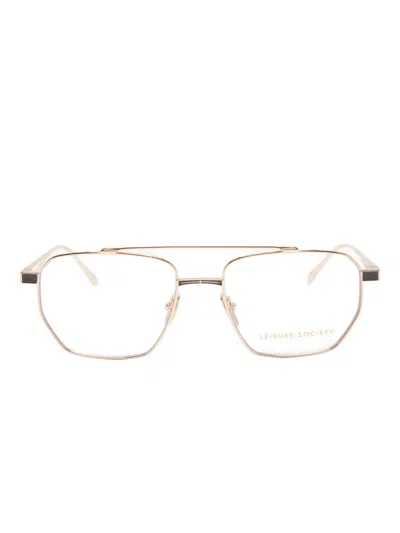 Leisure Society Prism Glasses In Gold