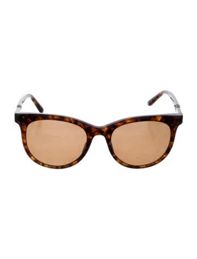 Pre-owned Leisure Society Wayfarer Gradient Sunglasses In Brown
