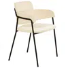 Leisuremod Axis Collection Modern Dining Chair In Beige In Neutral