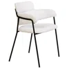 Leisuremod Axis Collection Modern Dining Chair In White In White