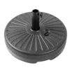 Leisuremod Bovilar Modern Outdoor Patio 20" Round Fillable Free Standing Umbrella Base