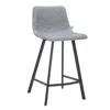 Leisuremod Elland - Counter Stool -light Grey In Gray