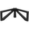 Leisuremod Imperial Triangle Coffee Table Base In Black In Black