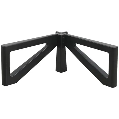 Leisuremod Imperial Triangle Coffee Table Base In Black