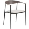 Leisuremod Kora Collection Modern Dining Chair In Taupe