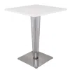 Leisuremod Modern Glen Mdf Dining Table In White