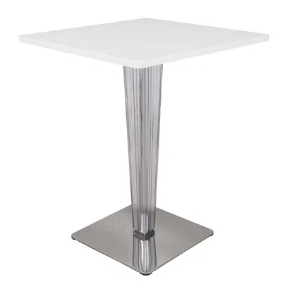 Leisuremod Modern Glen Mdf Dining Table In White