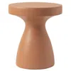 Leisuremod Modern Side End Table Wisp Series In Pink