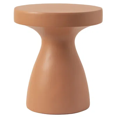 Leisuremod Modern Side End Table Wisp Series In Pink