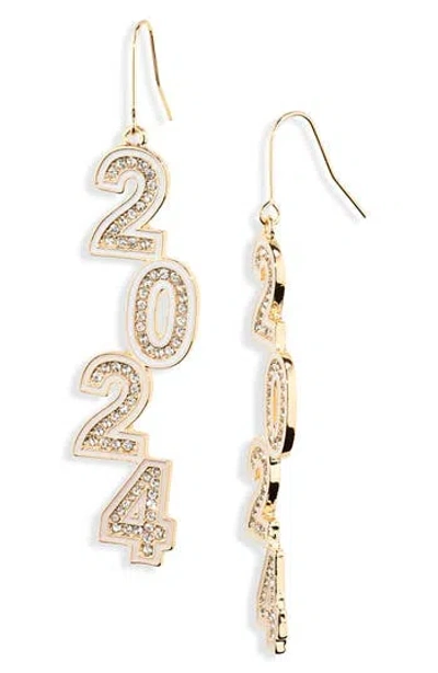 Leith '2024' Linear Earrings In Gold