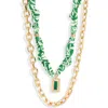 Leith 2-pack Assorted Necklaces In White