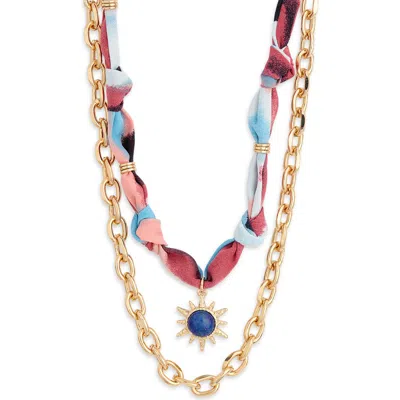 Leith 2-pack Assorted Necklaces In Purple