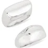 Leith 2-pack Assorted Signet Rings In Metallic