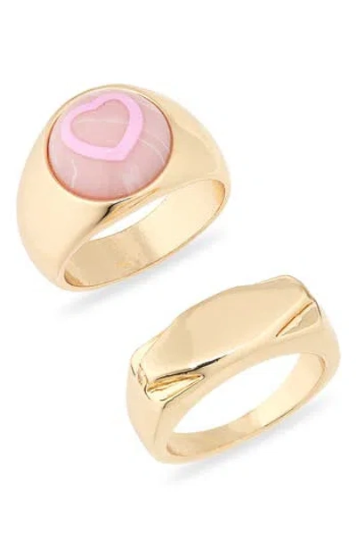 Leith 2-pack Mixed Ring Set In Gold