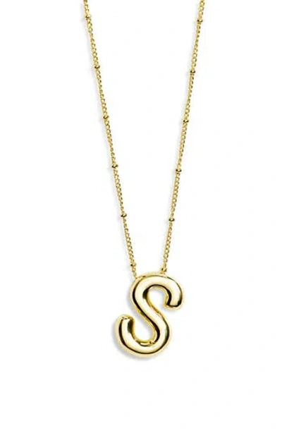 Leith 3d Initial Pendant Necklace