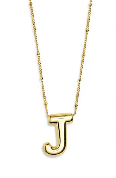 Leith 3d Initial Pendant Necklace