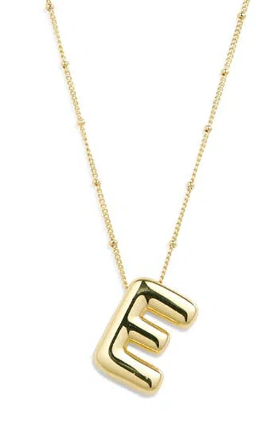 Leith 3d Initial Pendant Necklace