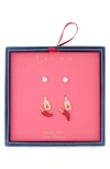Leith 3-pack Hot Sauce Assorted Stud Earrings Set In Gold