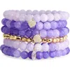 Leith 6-pack Assorted Bead Bracelet In Blue