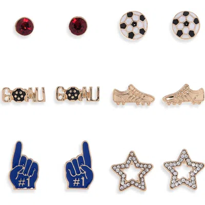 Leith 6-pack Stud Earrings In Gold