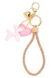 Leith Balloon Cluster Bag Charm In Pink