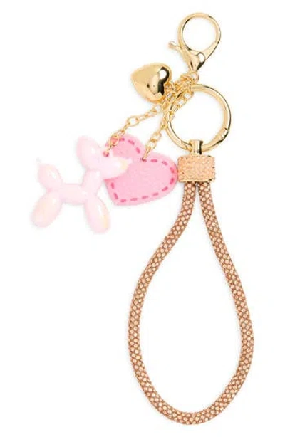 Leith Balloon Cluster Bag Charm In Pink