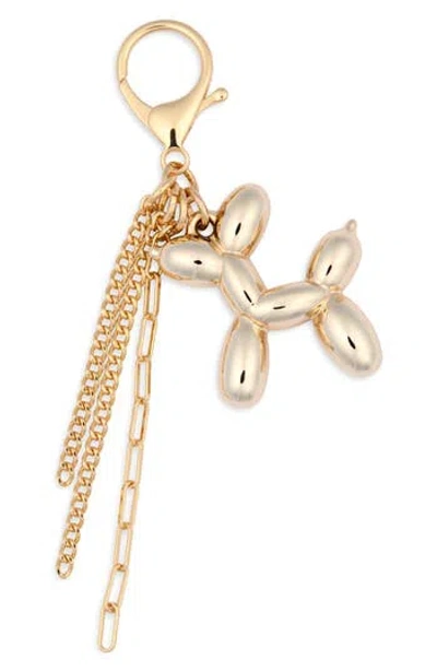 Leith Balloon Dog Bag Charm In Gold