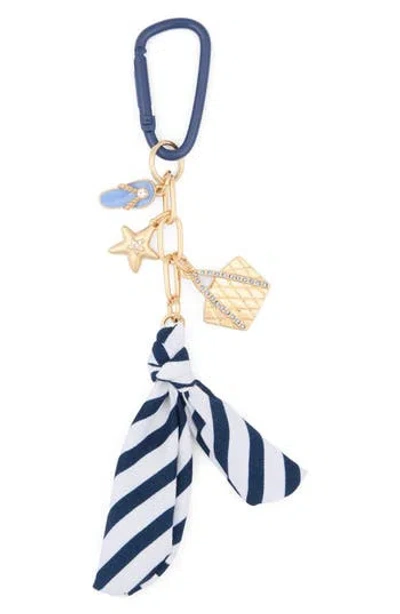 Leith Beach Bag Charm In Black