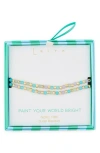 Leith Beaded 2-row Slider Bracelet In Multi