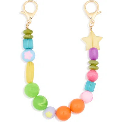 Leith Beaded Bag Charm In Multi