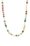 Leith Beaded Necklace In Multi