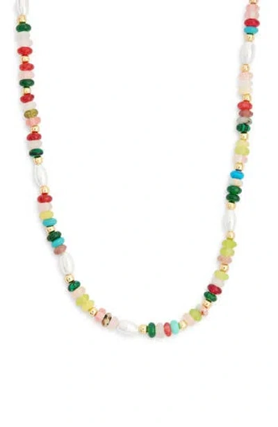 Leith Beaded Necklace In Multi