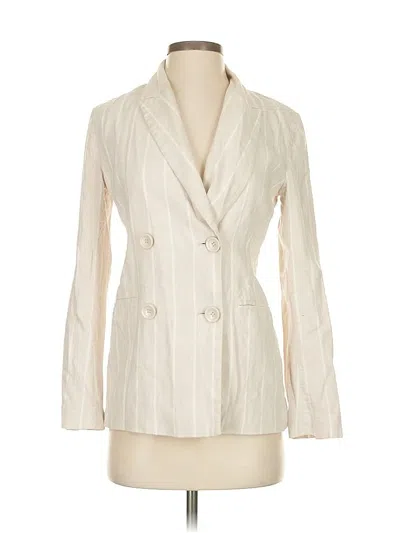 Pre-owned Leith Blazer Jacket In Ivory
