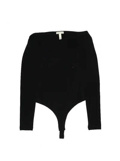 Pre-owned Leith Bodysuit In Black