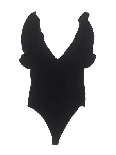 Pre-owned Leith Bodysuit In Black